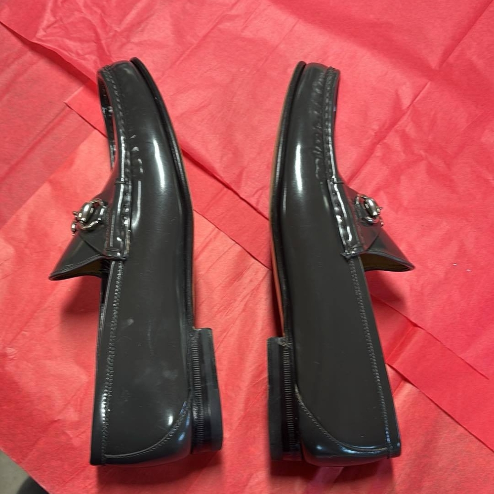 Gucci Gray Leather Loafers Slip-Ons, Excellent Condition. - Picture 3 of 7